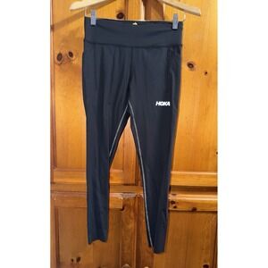 Rabbit Running Leggings Hoka One Pants Tight Women's S Pockets Black Compression